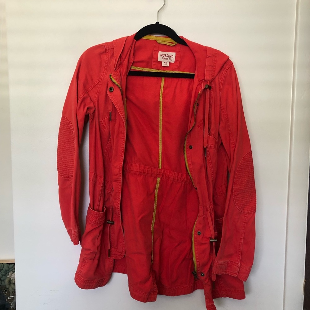 {SOLD} Bright Red/Orange Jacket